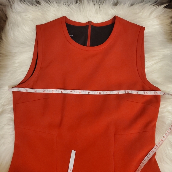 Judith & Charles Red Pleated Dress - Picture 7 of 9